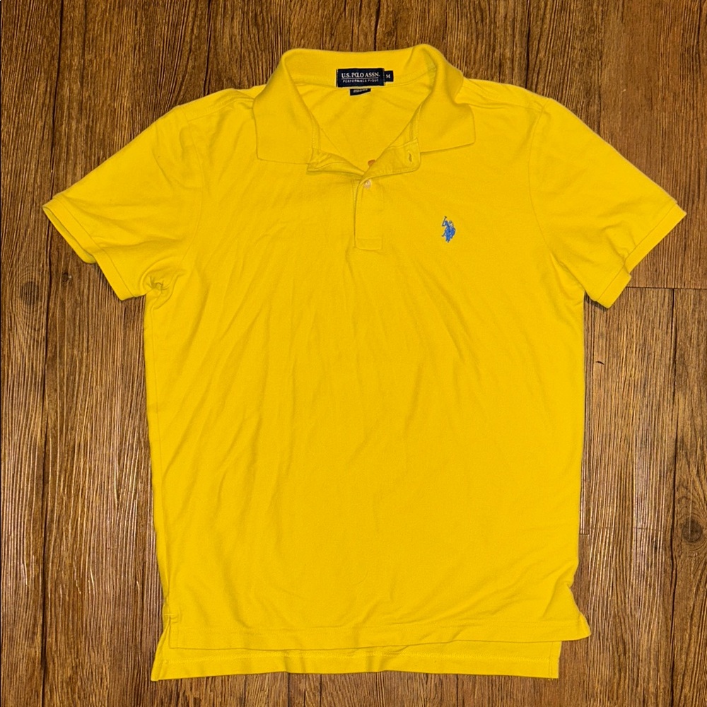 Polo by Ralph Lauren Men's Vibrant Yellow Polo Shirt